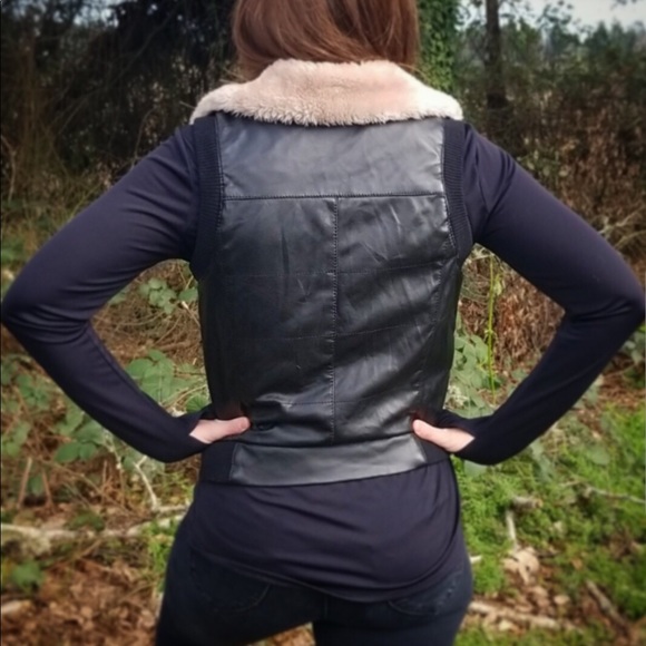 Ci Sono Black Leather vest!!🖤 - Picture 4 of 6